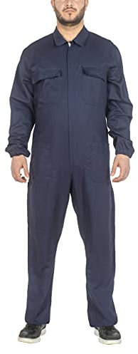 Tuta da Lavoro Multitasche (Blu, XXL)