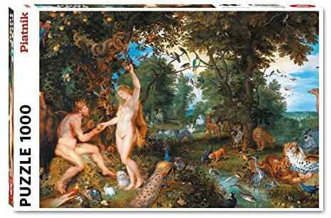 Piatnik 5545 Rubens & Brueghel d.Ä. -Der Garten Eden 1000 Teile, 68 x 48 cm