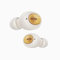 House of Marley Champion True Wireless, Auricolari Bluetooth 5.0 Compatti con Custodia Ricaricabile a Ricarica Rapida, Include 3 Paia di Auricolari Gel Multiformato, Materiali Ecosostenibili, Crema