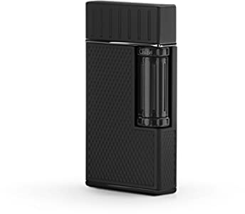Colibri Julius feuerzeug mit Doppel Flamme | nachfüllbar | fur Zigarren und Zigaretten | Premium-Metallkonstruktion | Elegante Geschenkbox | Zwei Jahre Garantie | füllbar mit Butan, Nicht enthalten
