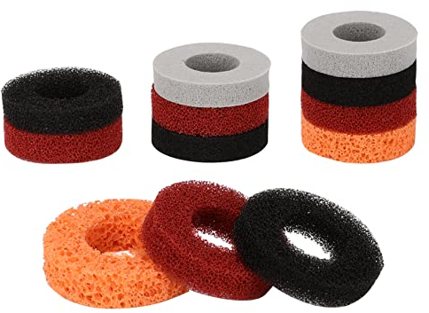 TiMOVO Precision Rings, [12 PCS] Aim Assist Contrôle de Mouvement pour PlayStation Portal, Steam Deck, PS5, PS4, Xbox One, Switch, Switch OLED, Switch Pro Manette, 3 Forces Différentes - Coloré