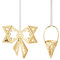 Georg Jensen Holiday Bow & Cone Ornament Set von Sanne Lund Traberg