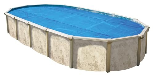 In The Swim Manta solar ovalada para piscina de 15 x 30 pies, 8 mil