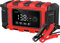 Husgw 12V6A Chargeur Batterie Moto, Maintien de Chargeur Batterie avec Réparation Automatique, Écran LCD, Chargeur de Batterie Intelligent pour Voiture,Moto,Camion,AGM,Gel,Wet,SLA(4Ah-100Ah)