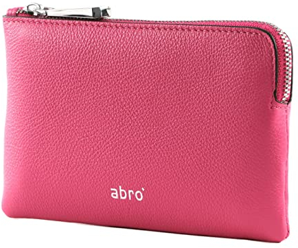 abro Leather Dalia Cosmetic Bag Pink