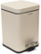 YourCasa® Mülleimer Bad [5L] - Elegantes Design - Badezimmer Mülleimer Klein - Kosmetikeimer - Bad Mülleimer mit Deckel und Softclose – Abfalleimer Bad Toilette - herausnehmbaren Inneneimer (Beige)