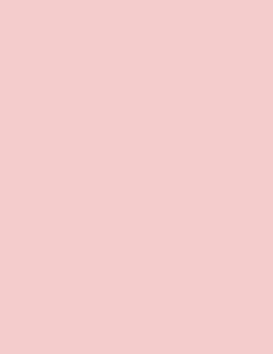 Blush Pink 8.5 x 11 Paperback Lined Notebook 120 Pages