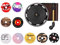 Plattenspieler Auto Entlüftungsclip,Drehbarer Auto-Lufterfrischer Clip Retro Auto Innendekoration Clip mit 9 Nachfüllpads für die meisten Autos