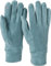 styleBREAKER Damen Touchscreen Fleece Handschuhe Einfarbig, warme Fingerhandschuhe, Winter 09010047, Farbe:Taubenblau