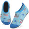 IceUnicorn Badeschuhe Kinder Schwimmschuhe Jungen Mädchen Strandschuhe Baby Aquaschuhe Barfußschuhe Kleinkind Wasserschuhe（Walfisch Blau 26/27 EU）