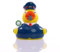Zugbegleiter ? Schaffner ? Quietscheente - Berufsente - Badeente - ca. 8 cm gross