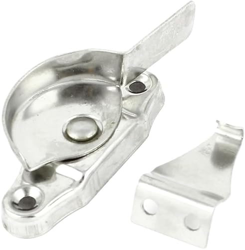 Serrature for finestre a ghigliottina con meccanismo di chiusura moderno vintage for bambini, serrature for finestre a ghigliottina con rotazione a destra in metallo, serratura for finestre a ghigliot