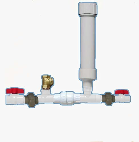 Modern Black Hydraulic Ram Pump, No Power Required, Water Flow Use Only, Pump Water Without Fuel or Electricity (3/4(0.75))