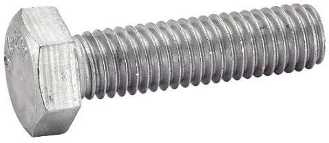 Vis à métaux tête hexagonale inox A2 classe 8.8 DIN 933 5X60 boîte de 200 - ACTON - 621015X60