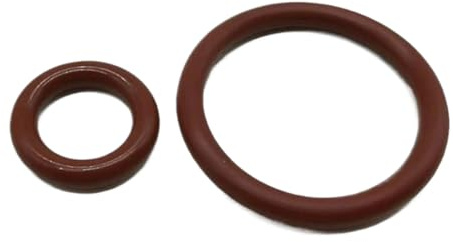 O-Ring aus braunem Fluorkautschuk, 1.5mm x 6mm x 9mm Hochtemperatur- und korrosionsbeständiger Dichtungsring