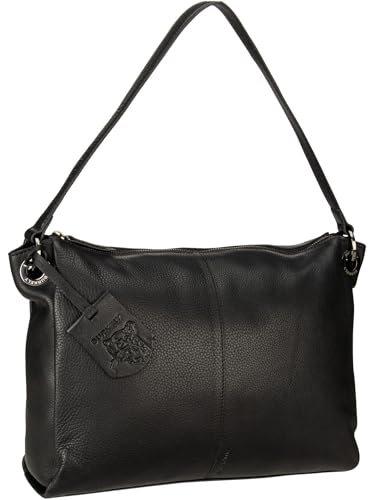 Burkely Damen Radiant Raeven Hobo Handtasche, schwarz