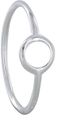 LES POULETTES BIJOUX - Sterling Silber 925 Ring Kleinen Kreis - taille 54 (17.2)