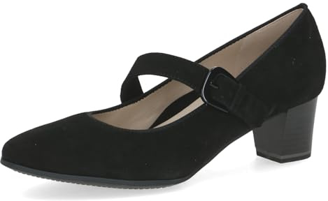 Caprice Damen 9-22307-45 Pumps, Black Suede, 40 EU