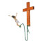 Kruzifix Jesus Christus Kreuz Statue Bungee Jumping Jesus Religious Decoration Kruzifix Wandkreuz Springende Jesusstatuen Easter Decorations Jesus Kruzifix Figur Wall Decor ReligiöSe Heimdekoration