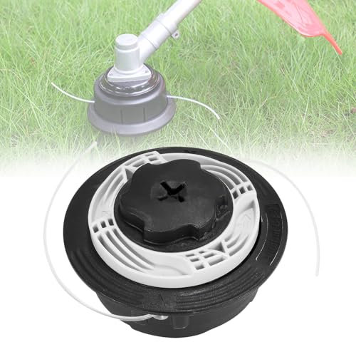 UNISOPH Mähkopf Autocut C6-2 kompatibel Für StihlStihl FS38 FS40 FS45 FS50 FSE81 AutoCut, ⌀1.0mm Mähkopf Ersatzteile Rasentrimmer Zubehör（2 Stück）