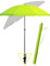 Menz Strandschirm, inkl. Hülle - UPF 50+ Sonnenschirm Strand, Strandschirm windfest stabil, Gartenschirm, Sonnenschirm Balkon 180 cm, Balkon-Schirm in Grün