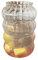 Vaso de vidrio a rayas simple para beber, vaso de vidrio para bebidas, accesorio de cocina