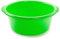 Tradineur - Cubo, Barreño, Tina Multiusos - Fabricado en plástico - Producto y Utensilio de Limpieza - Forma Redonda - Apto Uso Alimentario - Capacidad 6 litros - Diámetro 32 cm - Color Verde