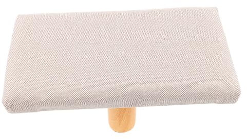 HEALEEP Tragbarer Meditationshocker aus Holz Einstellbare Kniebank für Yoga und Gebet Multifunktionale Balancebank für Meditation und Sensorische Übungen Beige für Nutzer Ab