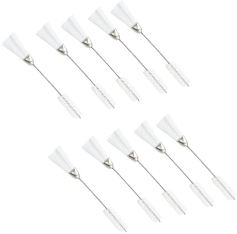10 spazzole a doppia testa per macchina da cucire, per computer, tastiere, strumenti musicali e strumenti artigianali