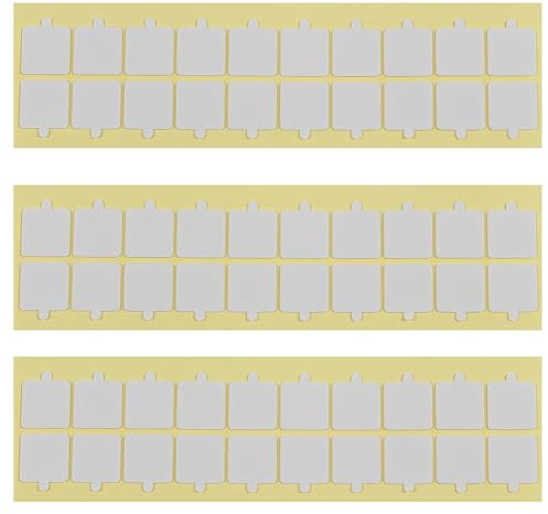 ACOUSPANEL Adhésif double face extra fort pour panneaux et mousses acoustiques, 60 autocollants pour plafond et mur