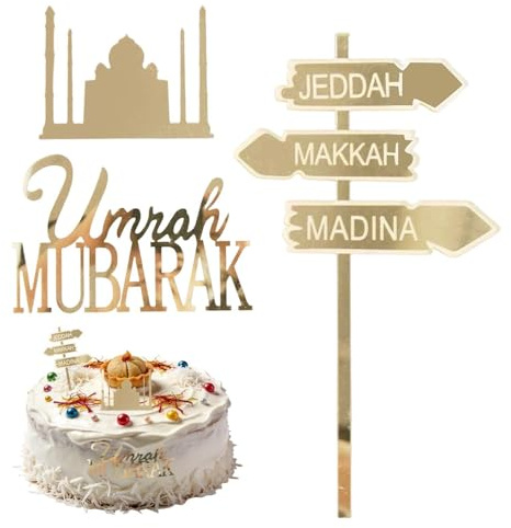 Festival Cake Topper - Acrylic Elegant Festive Exquisite Letters Flags, High-Gloss Mirror Finish for Birthday Party, Celebrations, Family Gatherings and Modern Dessert Table Styling