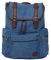 Unisex Rucksack aus Canvas im Retro-Design - Wanderrucksack