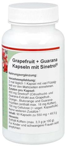 Sinetrol Grapefruit+guarana Kapseln 90 stk