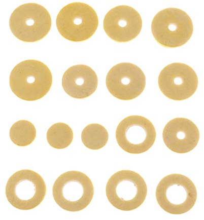 SM SunniMix Flötenpolster Universal Polsterset Polster Querflöte Flöte Flötenpolster Pads Sets Flute - 17 Geschlossenes Loch