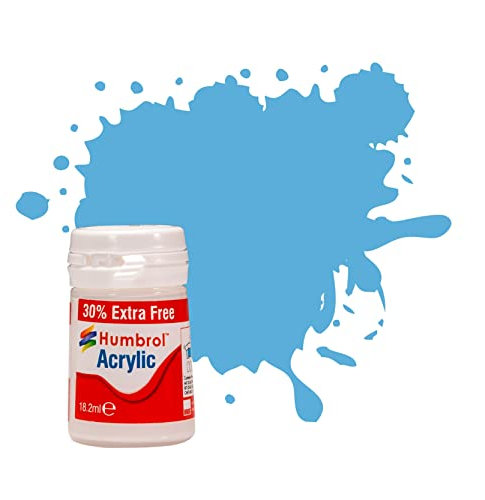 Humbrol AB0047EP 47 Sea Gloss-14ml Acrylic Plus 30% Peinture Bleu