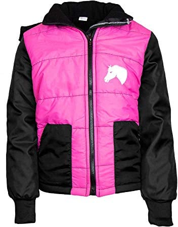 MS-Trachten Kinder Winter Reitjacke Mia pink warm gefüttert … (134/140)