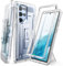 SUPCASE Unicorn Beetle Pro Series Case for Samsung Galaxy S22 Ultra 5G (2022 Release), Full-Body Dual Layer Rugged Belt-Clip & Kickstand Case Without Built-in Screen Protector (Frost Clear)