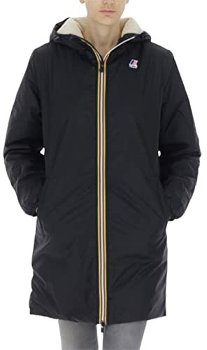 K-Way - Blouson Le Vrai 3.0 Eiffel Orsett Usy Black Pure - Taille L - Couleur Noir