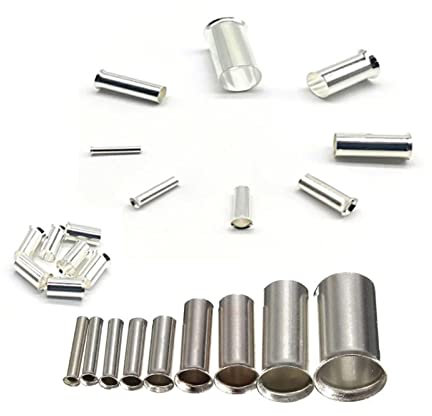 Awg Nicht-isolierte Drahtanschlussfeier elektrische Kabelklemmen Kupfer bloßes Zinnkrimpanterminal 10 0pcs 0. 5mm2-16mm2 22-10 (Color : EN16-12 (16.0mm2))