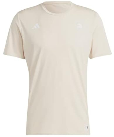 adidas Men's Running Boston Marathon 2023 Made to BE Remade Running TEE Sand Strata (as1, Alpha, s, Regular, Regular)