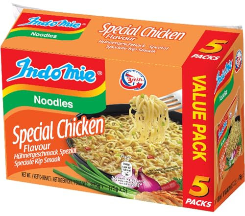 INDOMIE - Instant Nudeln Hühn Spezial 5-Pack - (1 X 5 X 75 GR)
