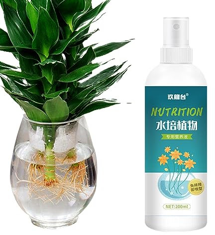 Pratvider Hydrokultur-Gartenpflanzennahrung - 200 ml organischer hydroponischer Nährstoff-Allgemeindünger | Hydroponische Nährstoffe für Blumen, Gemüse und Glücksbambus