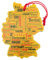 Westmon Works Deutschland Ornament Holz Christbaumschmuck mit deutschen Städten Namen 15,2 cm