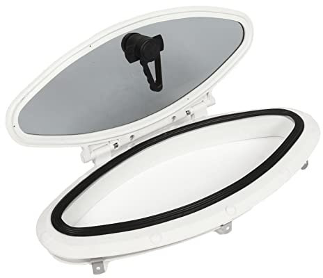 Oblò ovale staccabile da 470*210 mm con telaio in plastica, con maniglia fissa e interruttore, adatto per yacht e navi