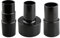 Rumyve 3pcs Vacuum Hose Adapter,Universal Vacuum Cleaner Hose Reducer Dust Extraction Adapter Kit