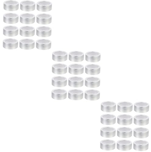 DOITOOL 36piezas Frascos De Tapa Transparente Contenedores Impermeables Para Utensilios De Uñas y Cosméticos