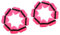 MAGICLULU 16 Stk Herz-Band-Hauch makeup puff powder puff -Mixer Mini-Mixer Schleife Puderquaste Make-up-Puffs mit Riemen kosmetisches Kissen Schwamm Stiftung Wattepad Rührgerät Fräulein