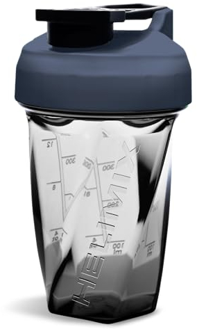 Helimix 2.0 Shaker de Proteínas, 500 ml (20 oz) - Batidora Portátil para Batidos y Smoothies - Sin Varillas, Grumos ni Baterías - Apta para Lavavajillas y Libre de BPA