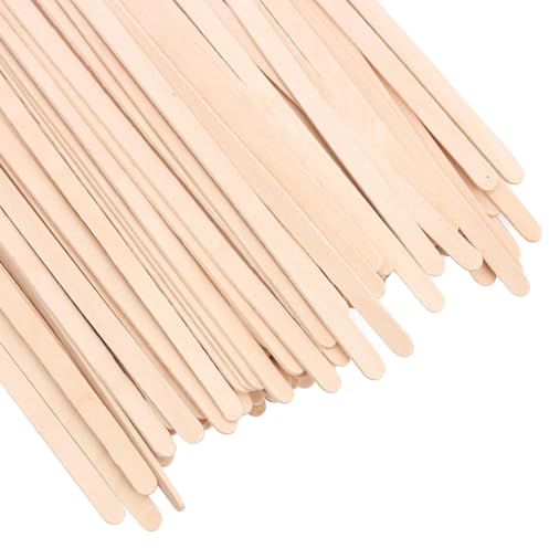 OUDQFCJ 200 pcs Cucchiaino da caffè usa e getta confezionato singolarmente biodegradabile e compostabile resistente al calore per miscelare caffè e bevande