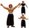 Zhongkaihua Baki Anime Figuren Hanma Super Action Statue Figur PVC Modell Austauschbares Zubehör Sammlerstücke Ornamente
